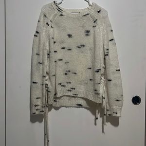 Lush black and white sweater